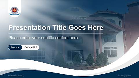 Vinoba Bhave University Lecture Sharing and Networking Event PPT Template