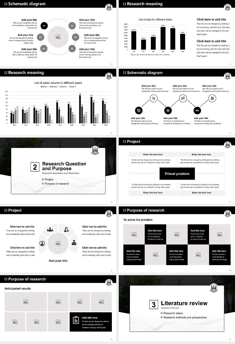 University of Mumbai Graduation Thesis Defense PPT Template16:9 ratio PPT effect preview image3