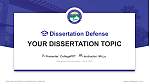 Uttarakhand Open University Graduation Thesis Defense PPT Template