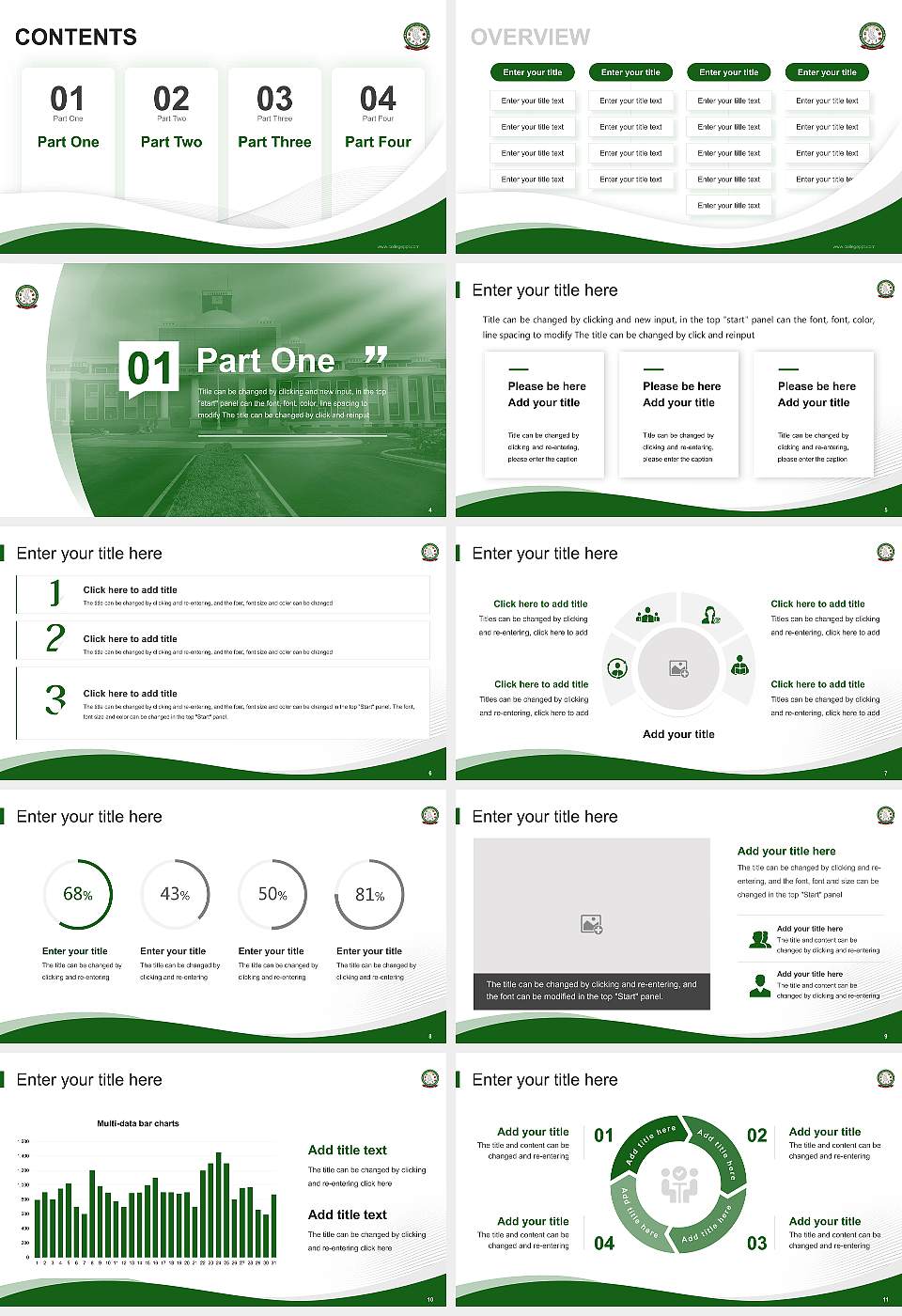 University of Horticultural Sciences Lecture Sharing and Networking Event PPT Template16:9 ratio PPT effect preview image2