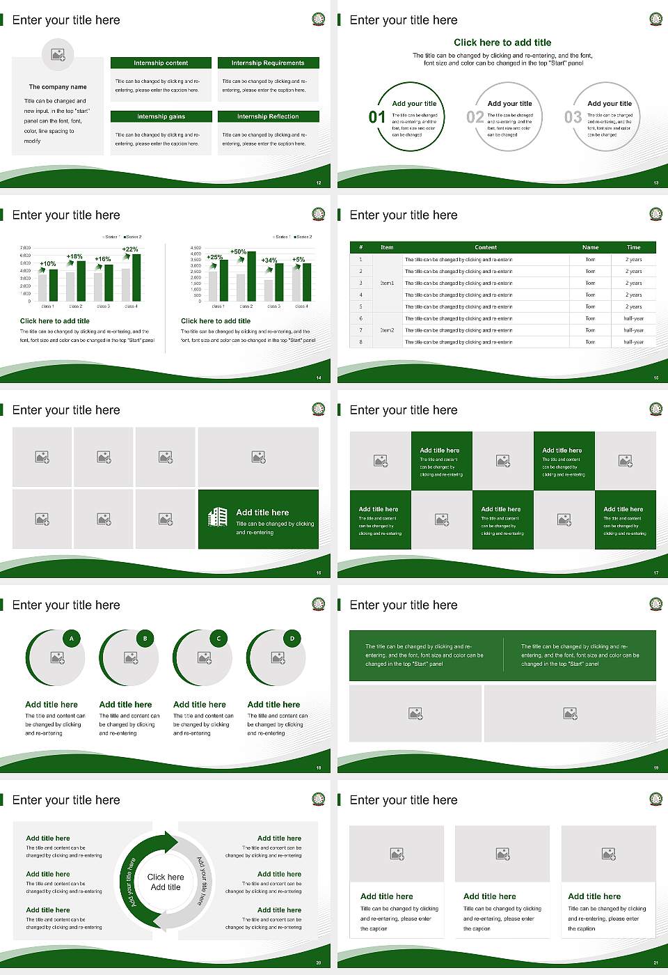 University of Horticultural Sciences Lecture Sharing and Networking Event PPT Template16:9 ratio PPT effect preview image3