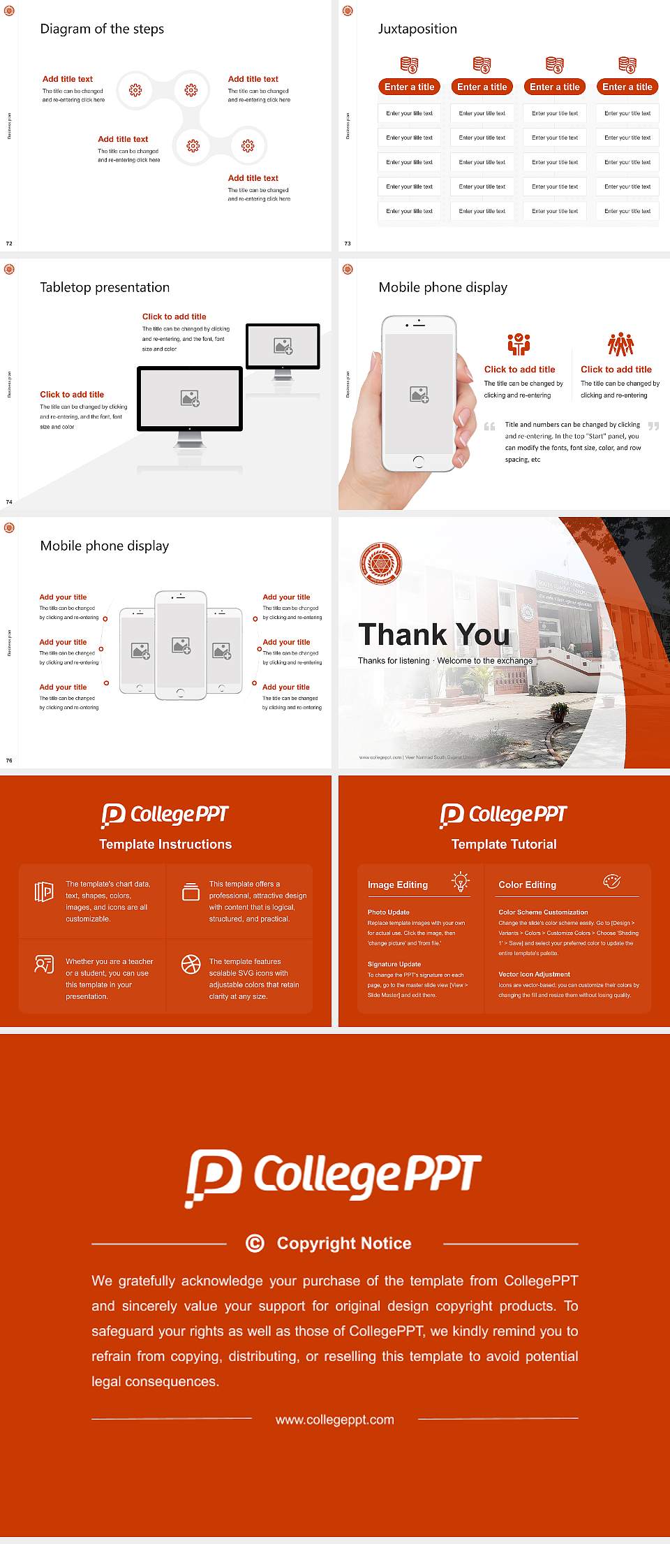 Veer Narmad South Gujarat University Competition/Entrepreneurship Contest PPT Template4:3 ratio PPT effect preview image9