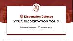 University of Ladakh Graduation Thesis Defense PPT Template