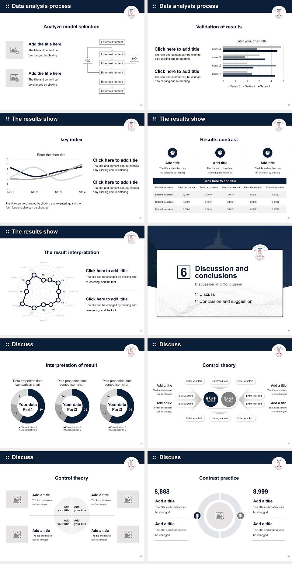 Vinayaka Mission ‘s Research Foundation Graduation Thesis Defense PPT Template4:3 ratio PPT effect preview image5