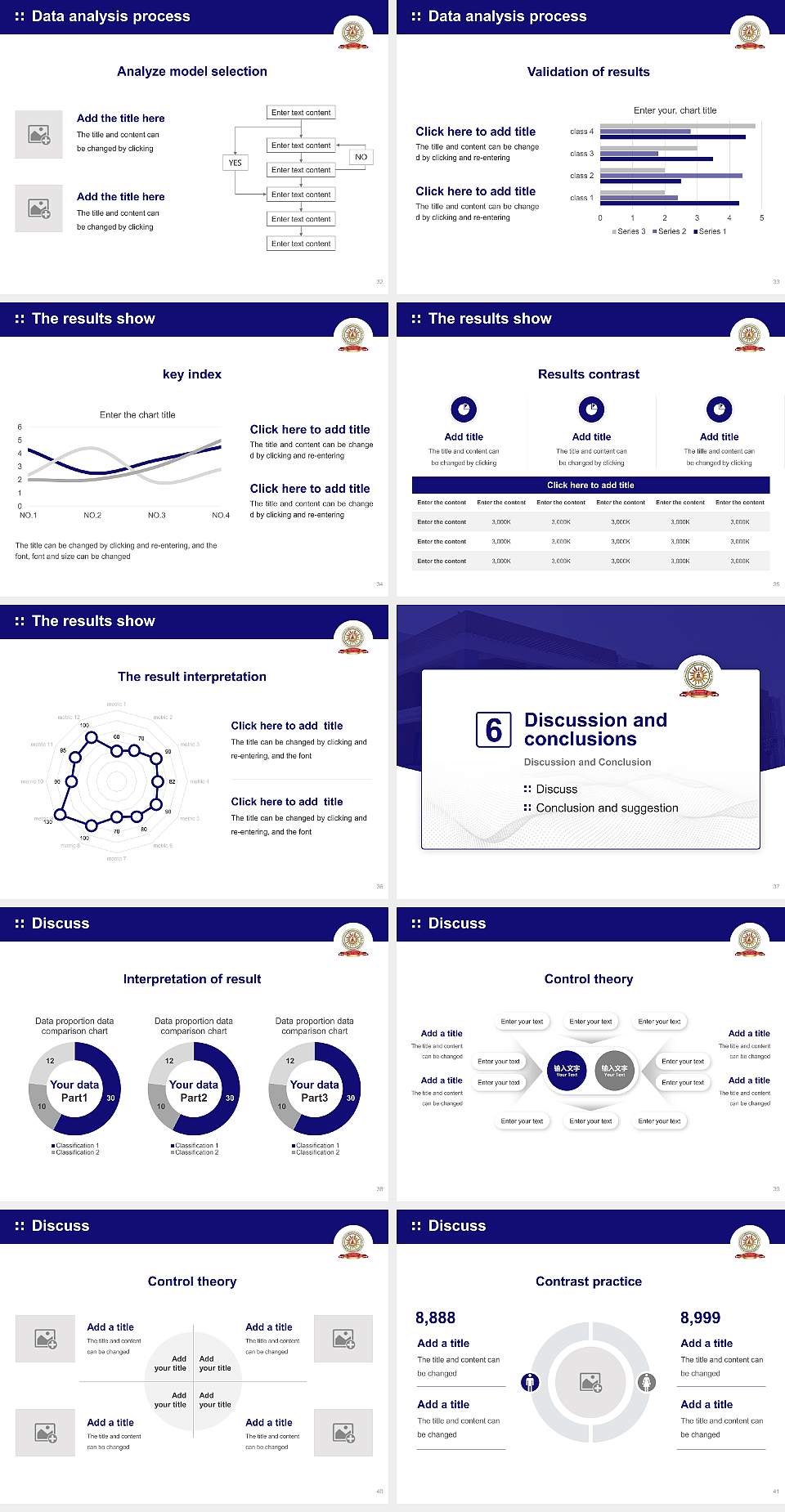 Vijayanagara Sri Krishnadevaraya University Graduation Thesis Defense PPT Template4:3 ratio PPT effect preview image5