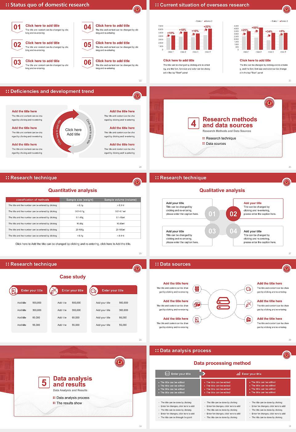 Venkateshwara Open University Graduation Thesis Defense PPT Template16:9 ratio PPT effect preview image4