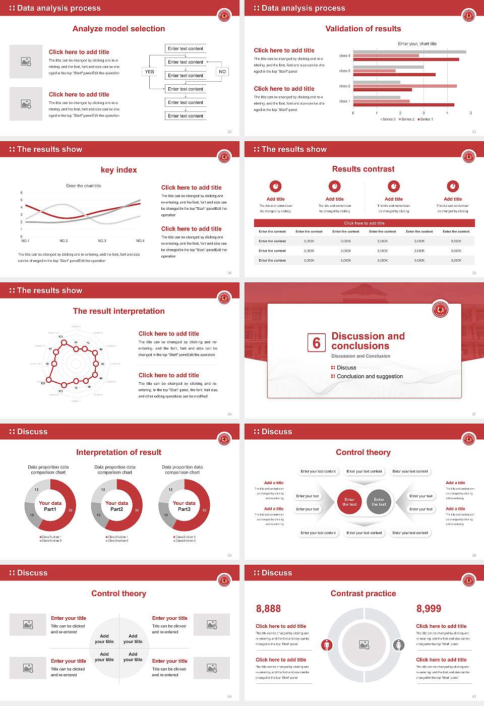 Venkateshwara Open University Graduation Thesis Defense PPT Template16:9 ratio PPT effect preview image5