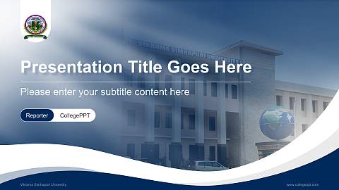 Vikrama Simhapuri University Lecture Sharing and Networking Event PPT Template