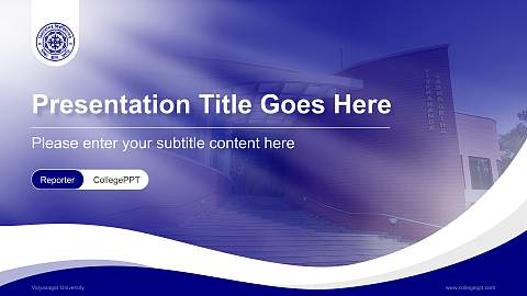 Vidyasagar University Lecture Sharing and Networking Event PPT Template