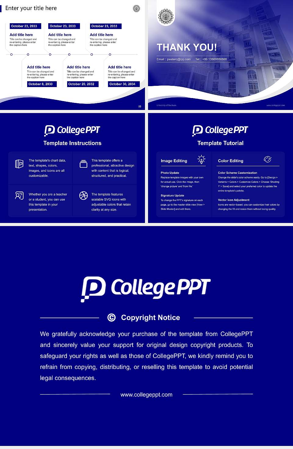 University of Burdwan Lecture Sharing and Networking Event PPT Template4:3 ratio PPT effect preview image4