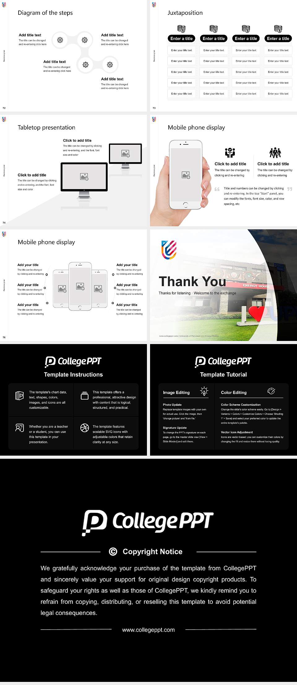 University of Petroleum and Energy Studies Competition/Entrepreneurship Contest PPT Template4:3 ratio PPT effect preview image9