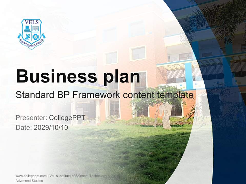 Vel ‘s Institute of Science, Technology & Advanced Studies Competition/Entrepreneurship Contest PPT Template4:3 ratio PPT effect preview image9