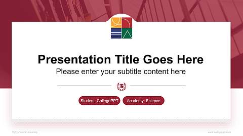 Vijaybhoomi University National Scholarship Defense PPT Template