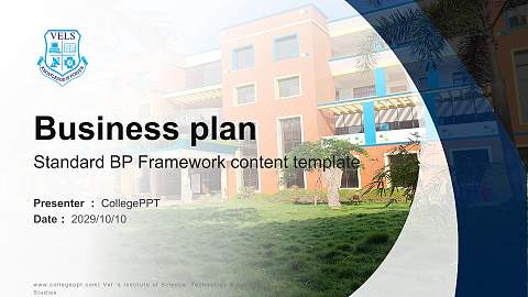Vel ‘s Institute of Science, Technology & Advanced Studies Competition/Entrepreneurship Contest PPT Template