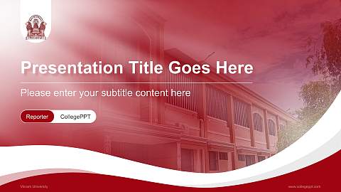 Vikram University Lecture Sharing and Networking Event PPT Template