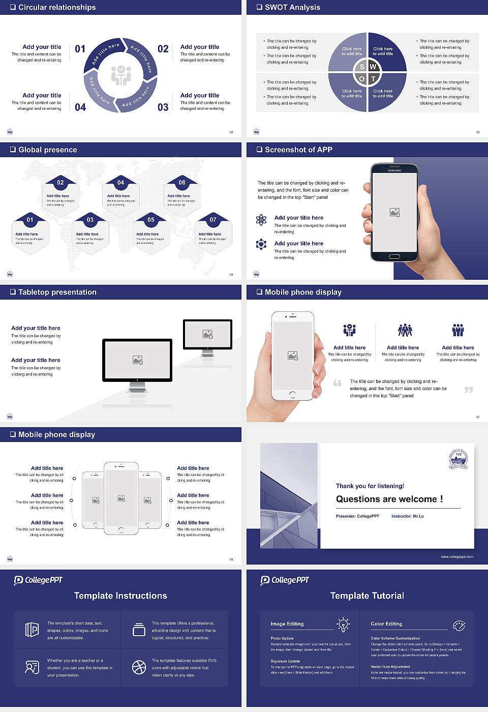 VIT Bhopal University General PPT Template16:9 ratio PPT effect preview image5