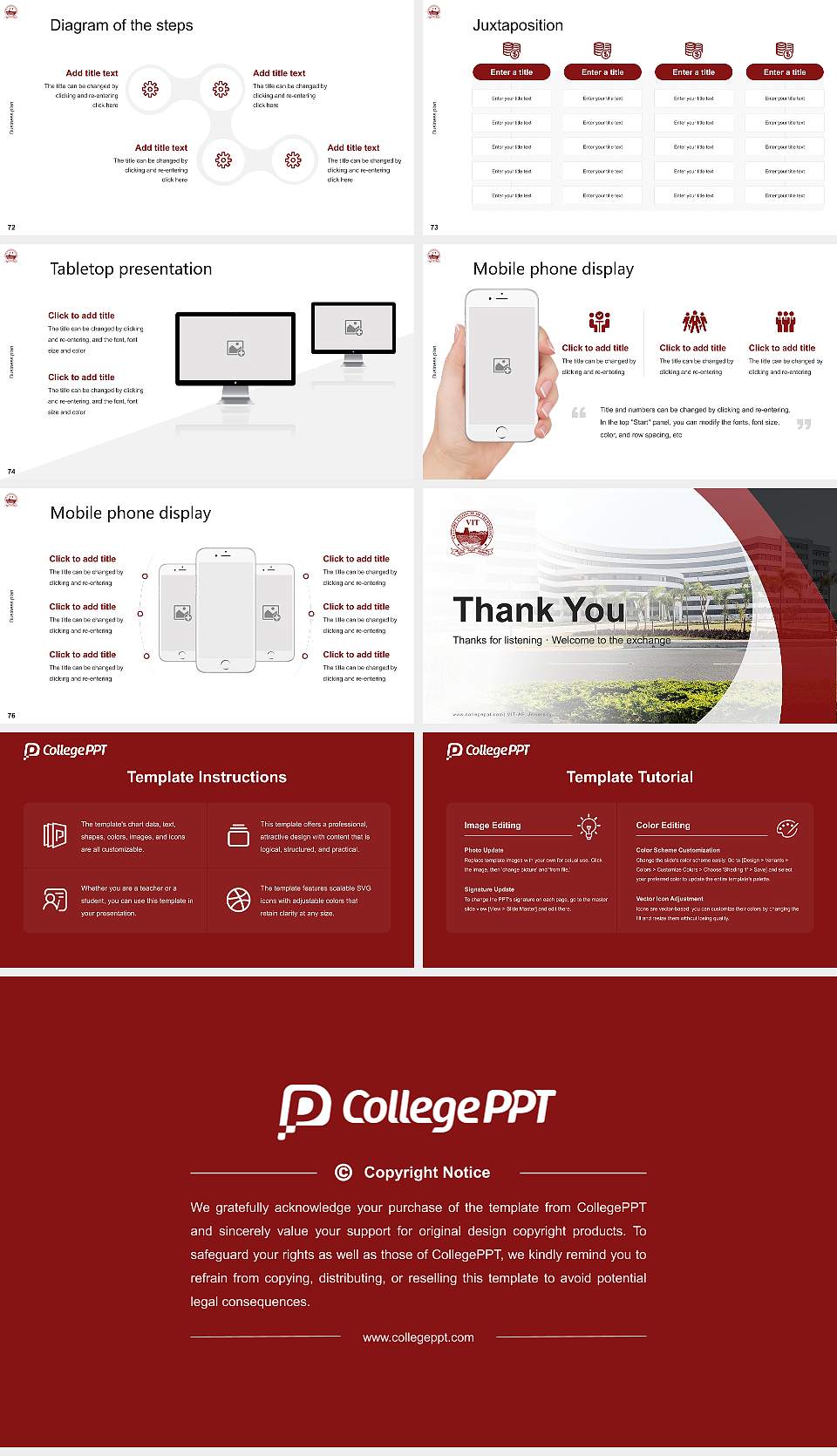 VIT-AP University Competition/Entrepreneurship Contest PPT Template16:9 ratio PPT effect preview image9