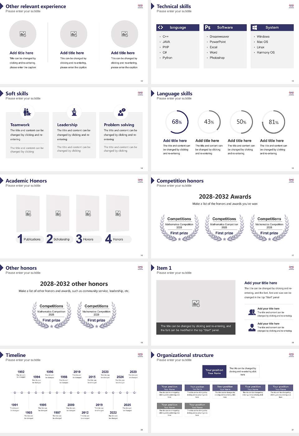 University of Engineering & Management, Jaipur Resume PPT Template16:9 ratio PPT effect preview image3