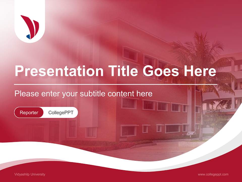 Vidyashilp University Lecture Sharing and Networking Event PPT Template4:3 ratio PPT effect preview image4