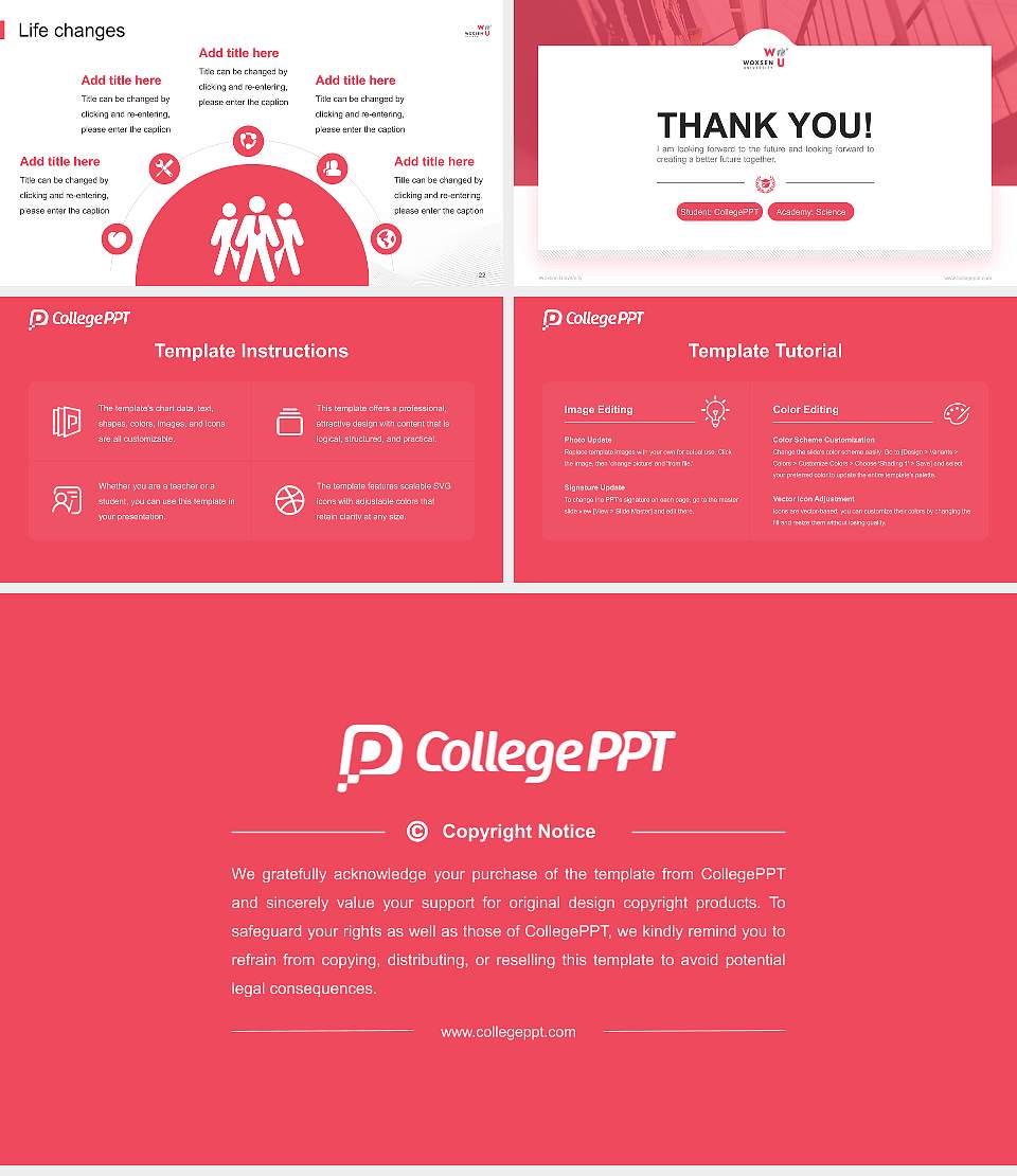 Woxsen University National Scholarship Defense PPT Template16:9 ratio PPT effect preview image4
