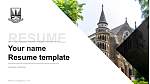 University of Mumbai Resume Templat PPT