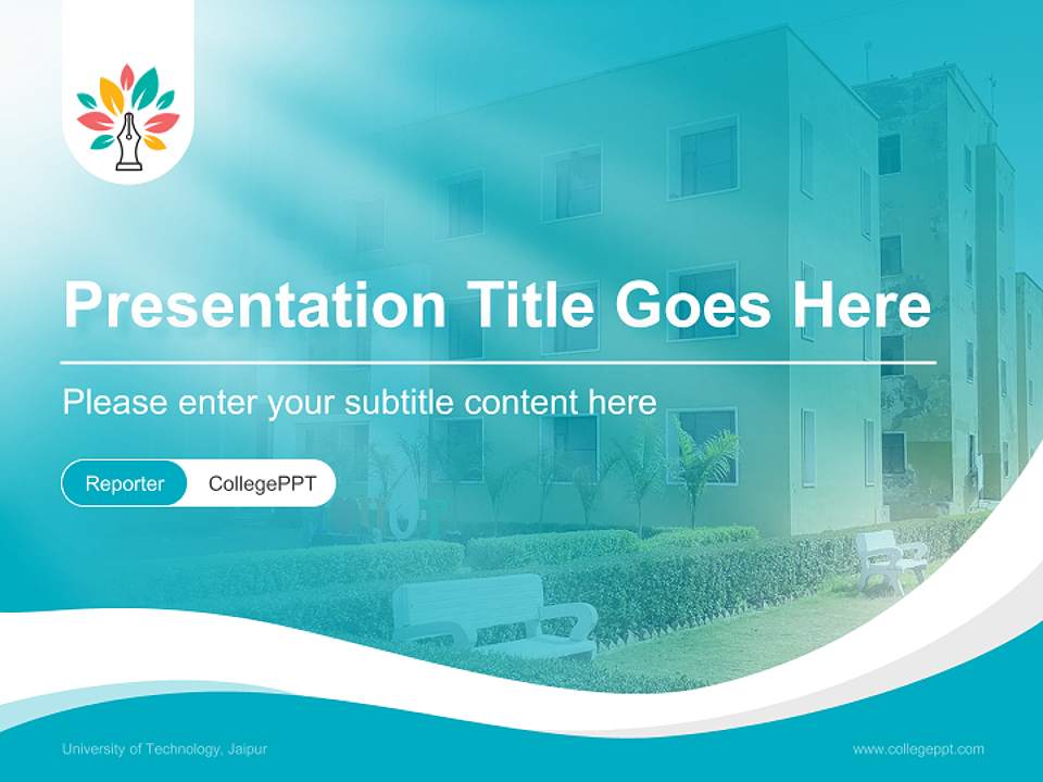 University of Technology, Jaipur Lecture Sharing and Networking Event PPT Template4:3 ratio PPT effect preview image4