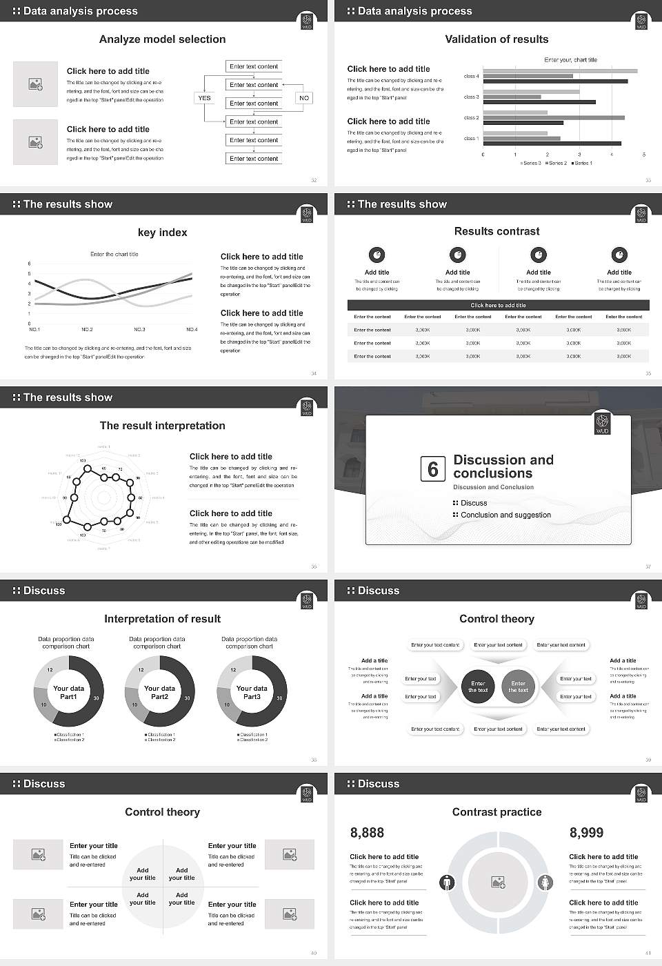 World University of Design Graduation Thesis Defense PPT Template16:9 ratio PPT effect preview image5