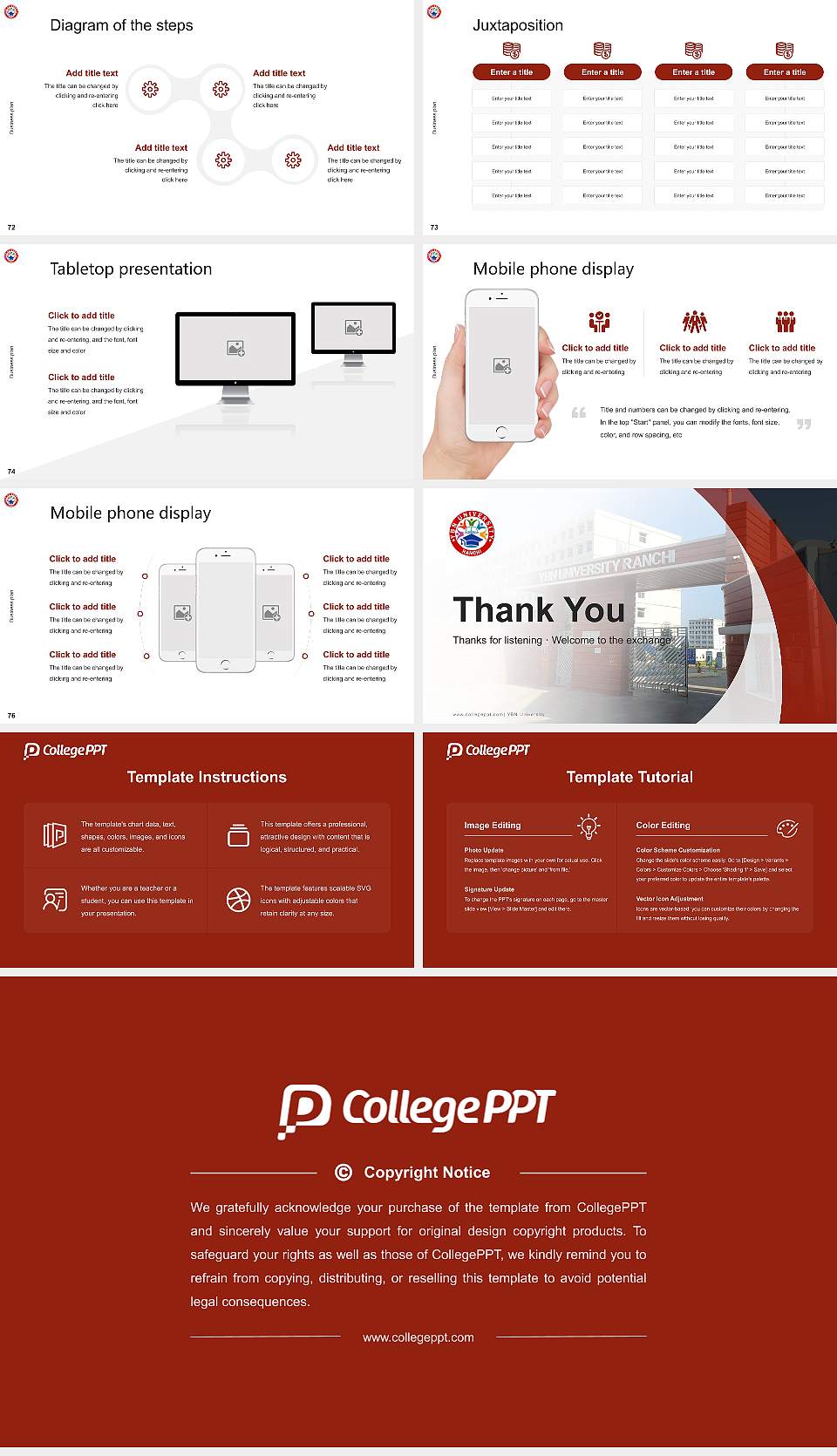 YBN University Competition/Entrepreneurship Contest PPT Template16:9 ratio PPT effect preview image9