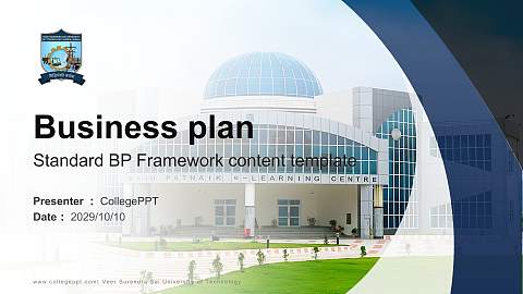 Veer Surendra Sai University of Technology Competition/Entrepreneurship Contest PPT Template