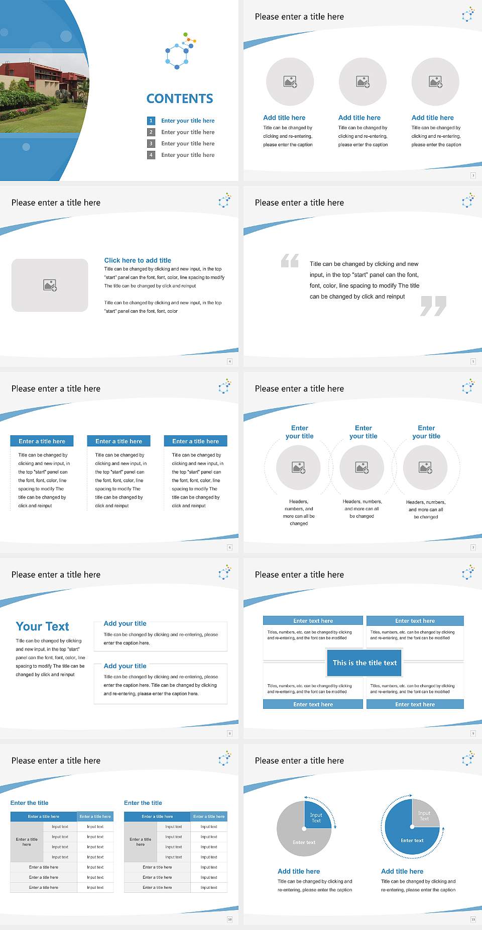 UPL University of Sustainable Technology Course/Courseware Creation PPT Template4:3 ratio PPT effect preview image2