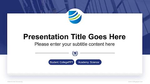 Uttaranchal University National Scholarship Defense PPT Template