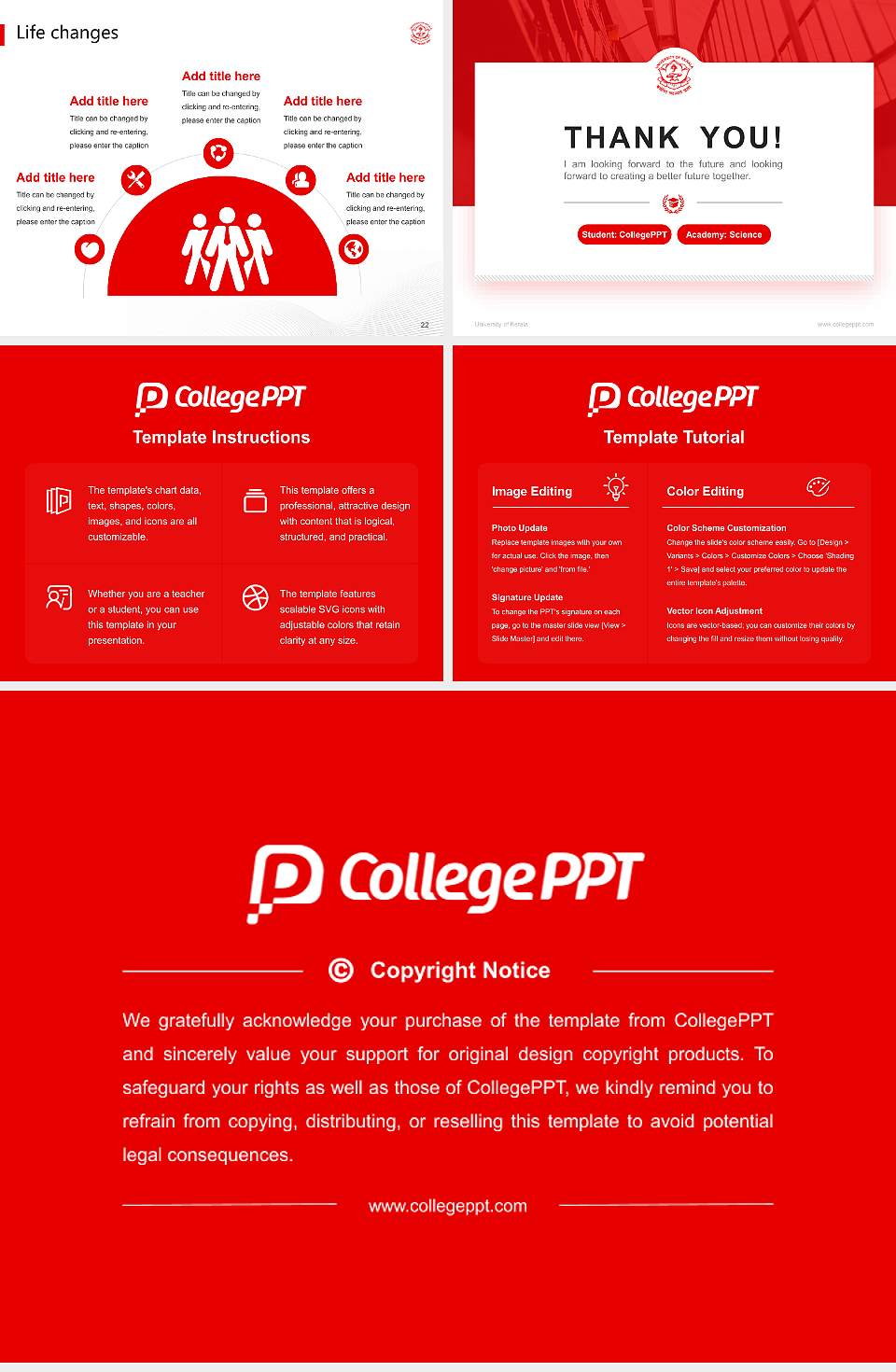 University of Kerala National Scholarship Defense PPT Template4:3 ratio PPT effect preview image4