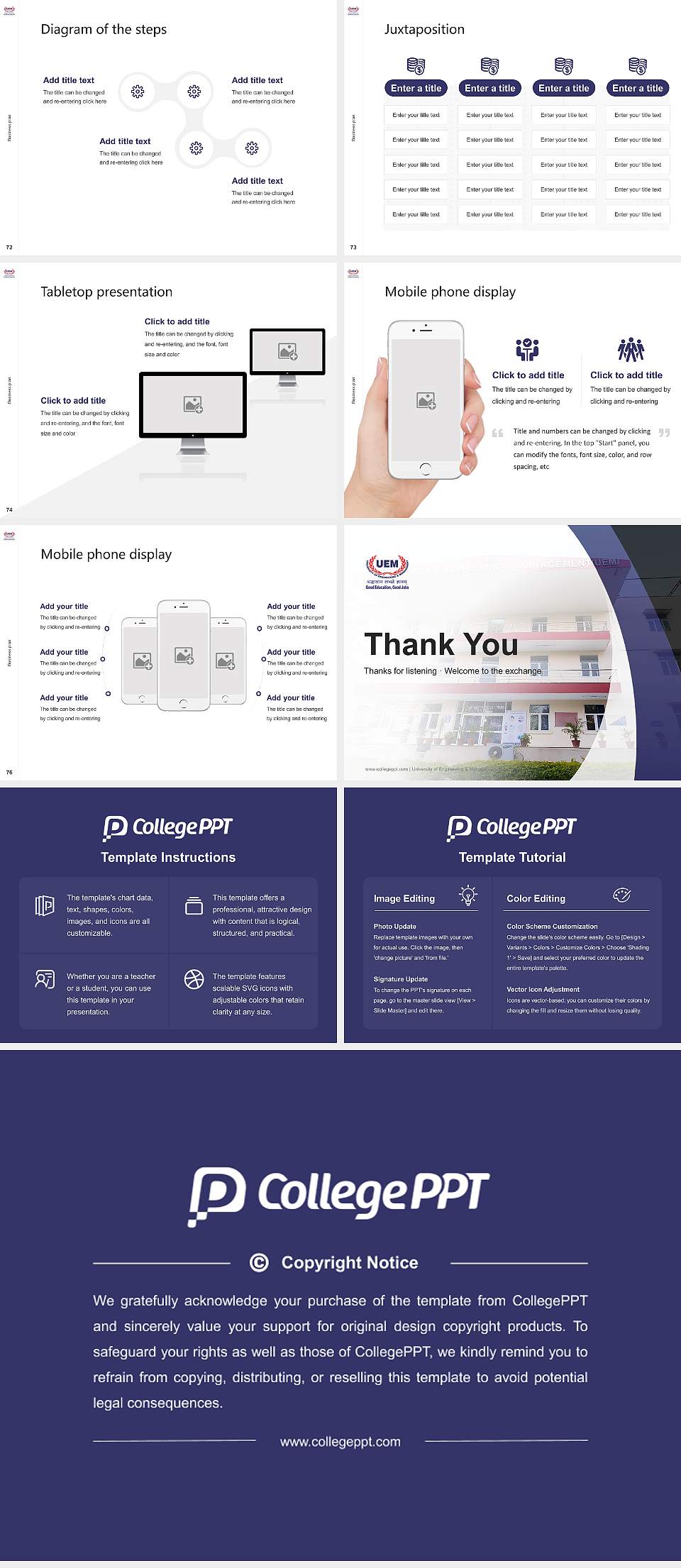 University of Engineering & Management, Jaipur Competition/Entrepreneurship Contest PPT Template4:3 ratio PPT effect preview image9