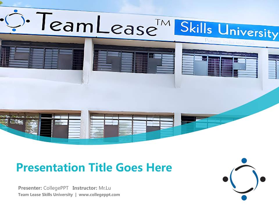 Team Lease Skills University Course/Courseware Creation PPT Template4:3 ratio PPT effect preview image5
