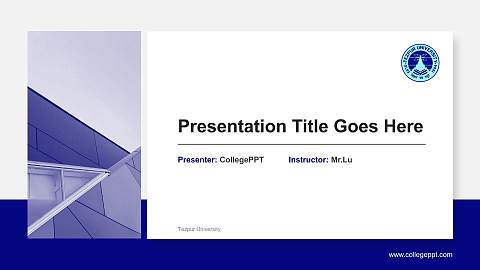 Tezpur University General PPT Template