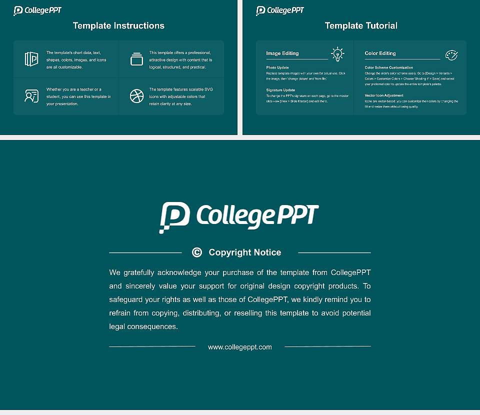 Tantia University Academic Presentation/Research Findings Report PPT Template16:9 ratio PPT effect preview image5
