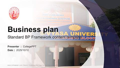 Swami Vivekananda Yoga Anusandhana Sansthana Competition/Entrepreneurship Contest PPT Template