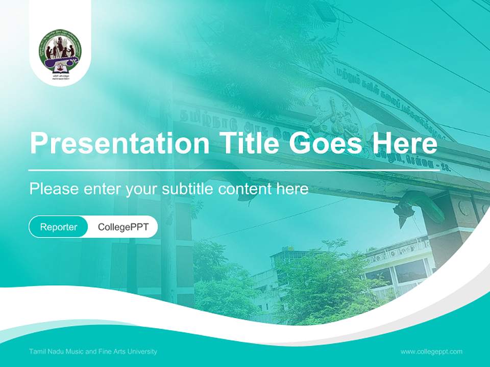 Tamil Nadu Music and Fine Arts University Lecture Sharing and Networking Event PPT Template4:3 ratio PPT effect preview image4