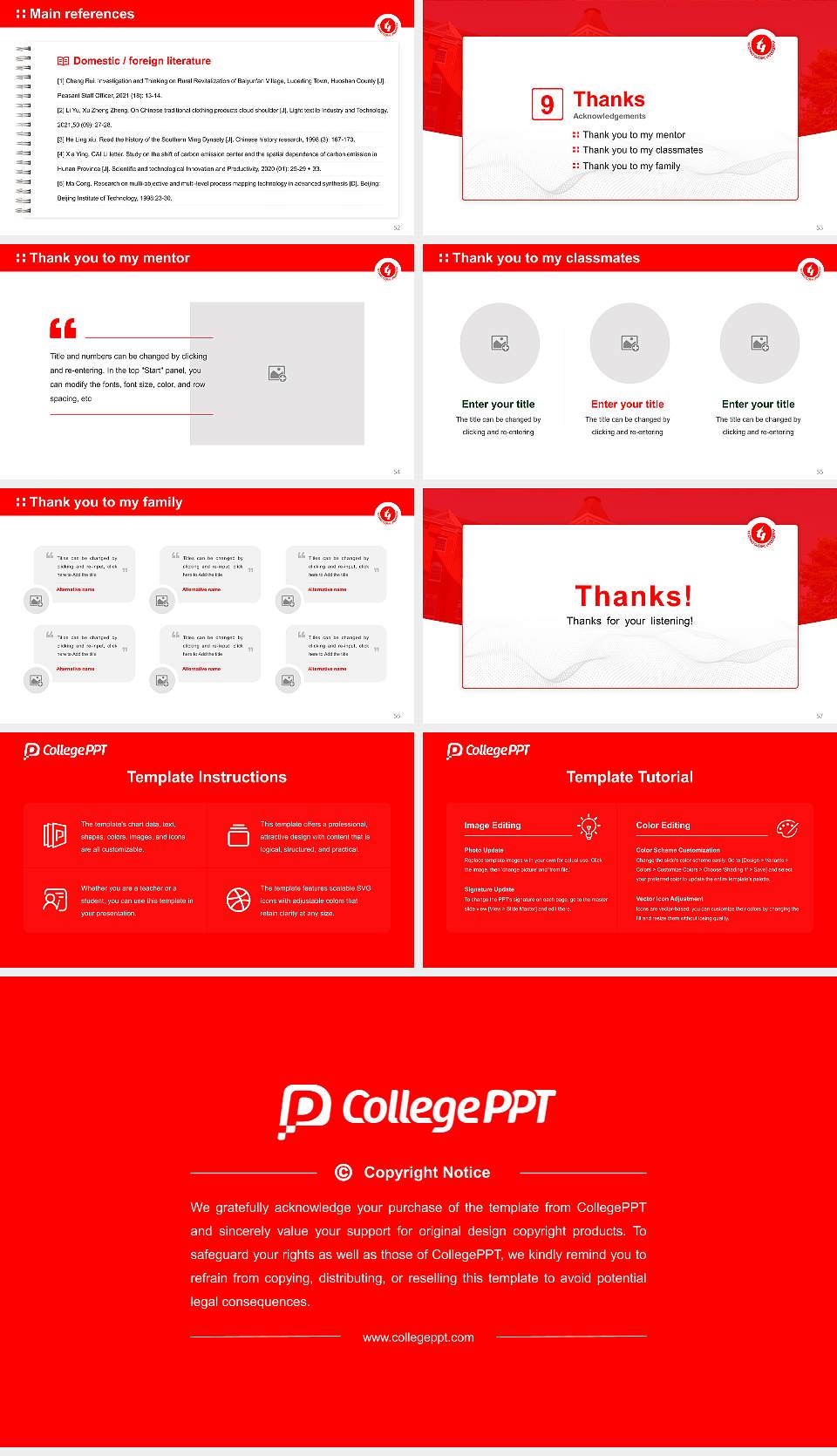 Techno Global University (Meghalaya) Graduation Thesis Defense PPT Template16:9 ratio PPT effect preview image7