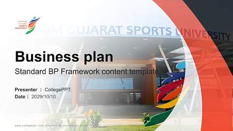Swarnim Gujarat Sports University Competition/Entrepreneurship Contest PPT Template