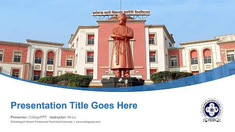 Chhattisgarh Swami Vivekanand Technical University Course/Courseware Creation PPT Template