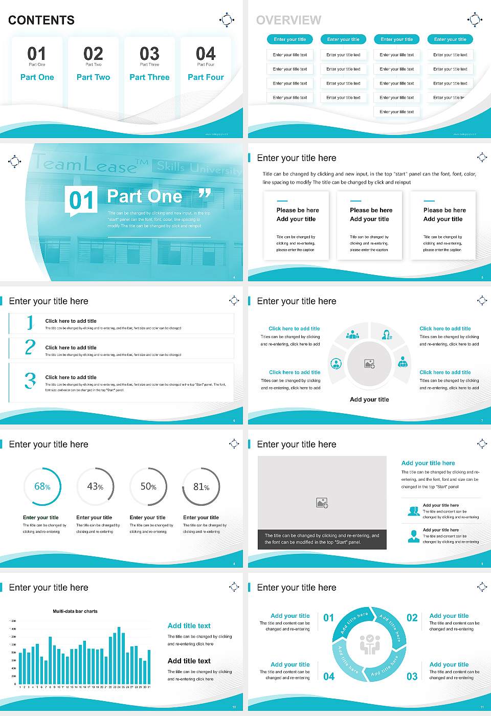 Team Lease Skills University Lecture Sharing and Networking Event PPT Template16:9 ratio PPT effect preview image2