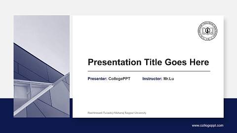 Rashtrasant Tukadoji Maharaj Nagpur University General PPT Template