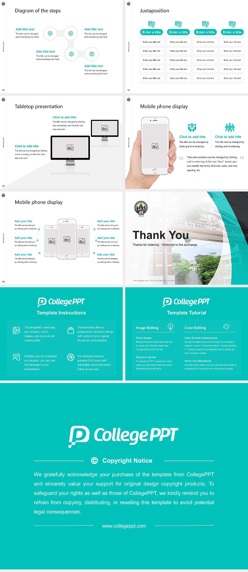 Tamil Nadu Music and Fine Arts University Competition/Entrepreneurship Contest PPT Template4:3 ratio PPT effect preview image9