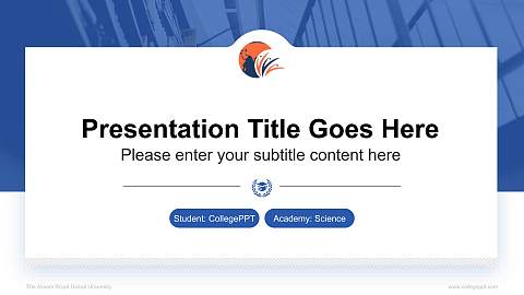 The Assam Royal Global University National Scholarship Defense PPT Template