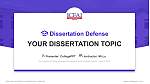 The Institute of Chartered Financial Analysts of India University (Sikkim) Graduation Thesis Defense PPT Template