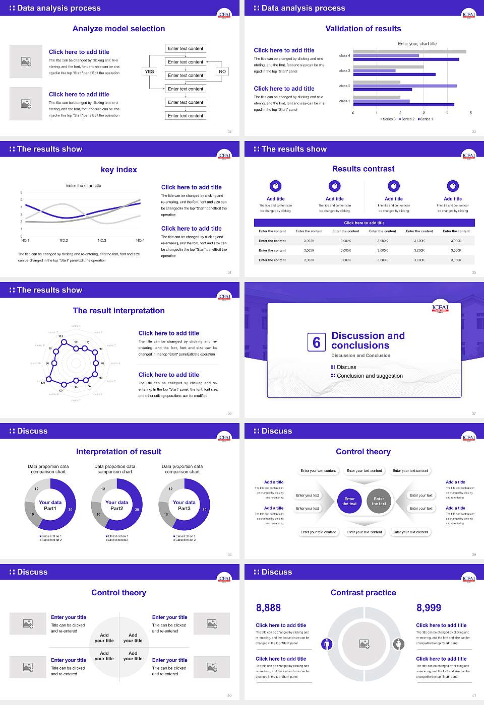The Institute of Chartered Financial Analysts of India University (Sikkim) Graduation Thesis Defense PPT Template16:9 ratio PPT effect preview image5