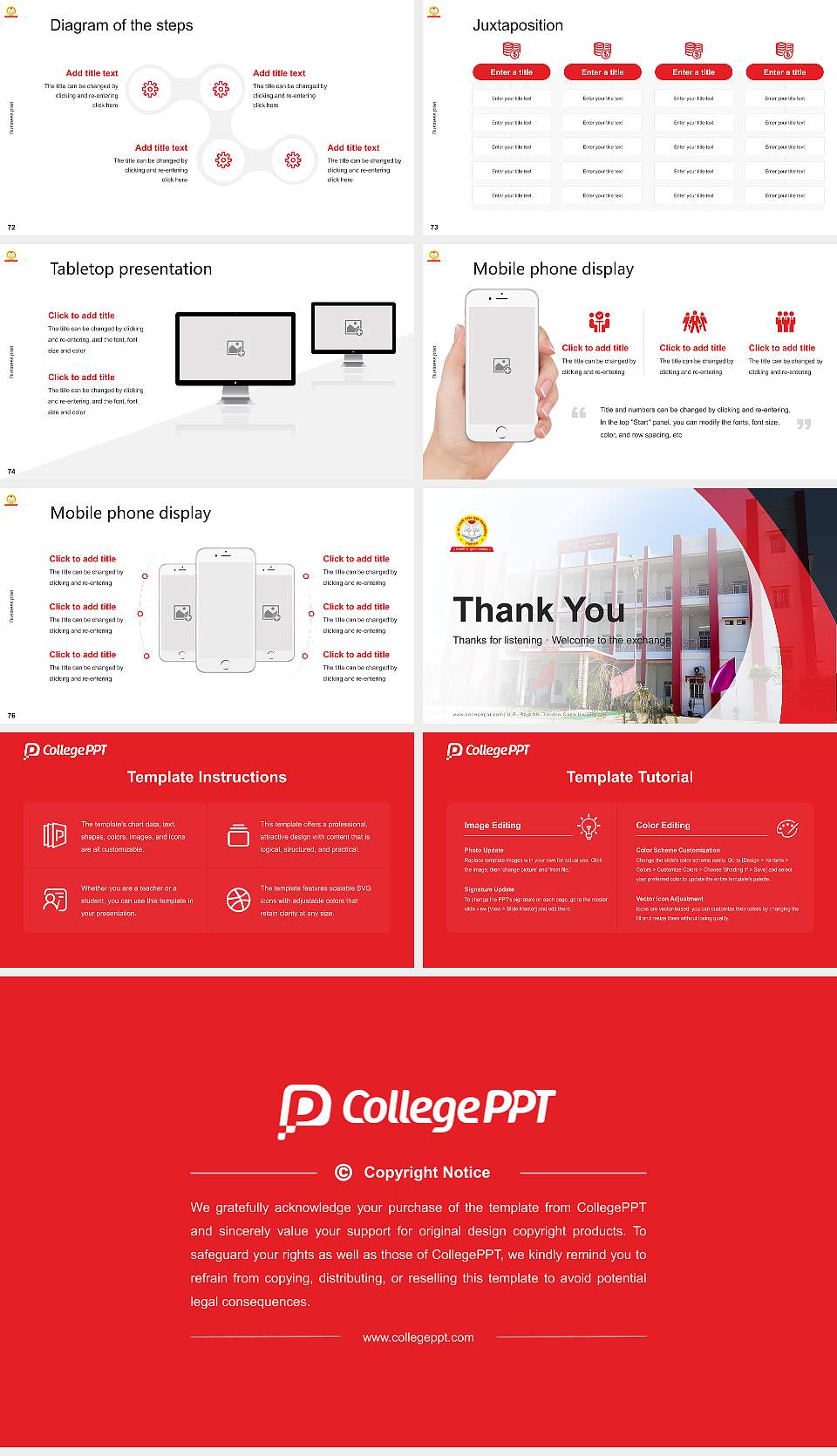 U.P. Rajarshi Tandon Open University Competition/Entrepreneurship Contest PPT Template16:9 ratio PPT effect preview image9