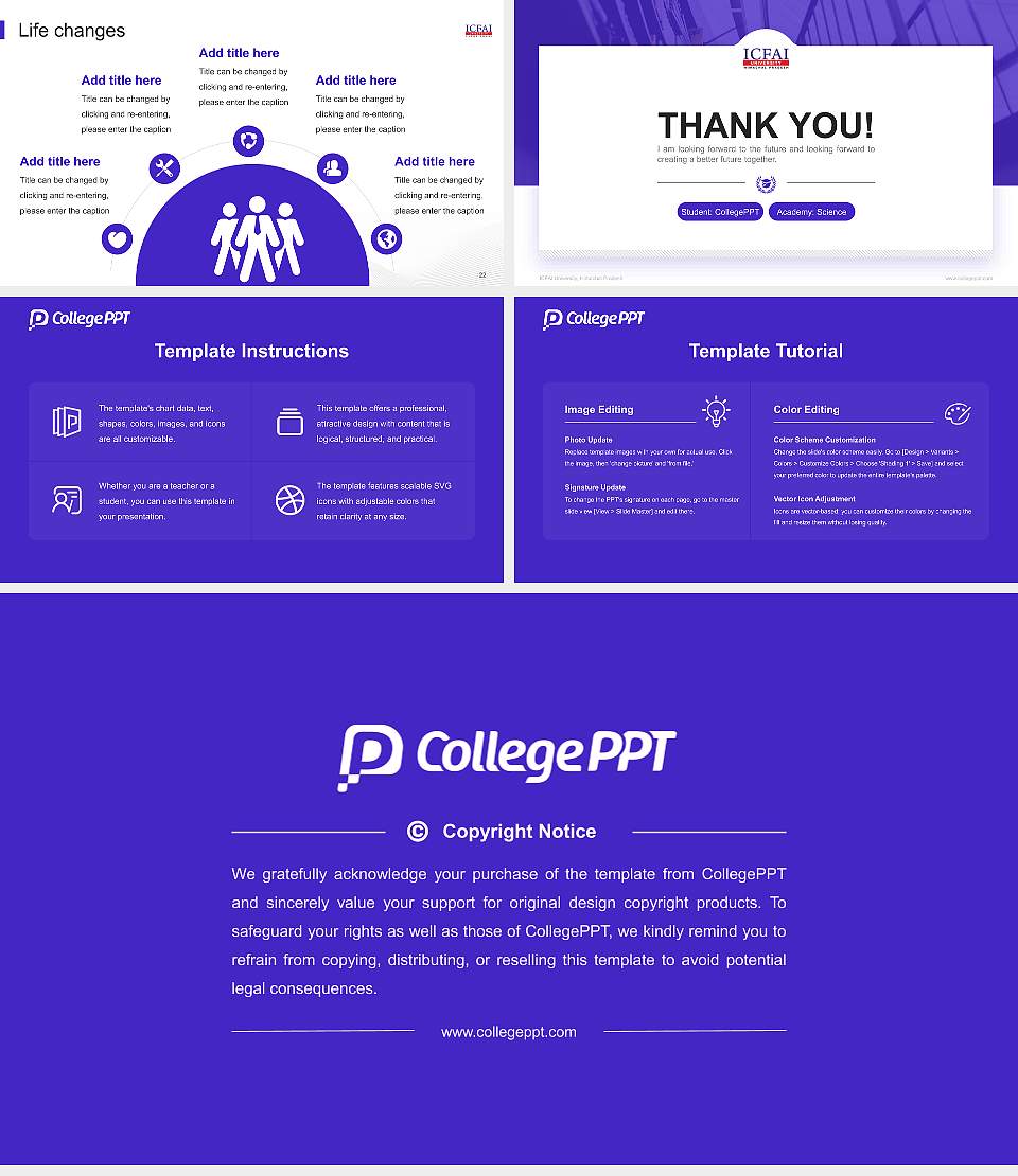 ICFAI University, Himachal Pradesh National Scholarship Defense PPT Template16:9 ratio PPT effect preview image4