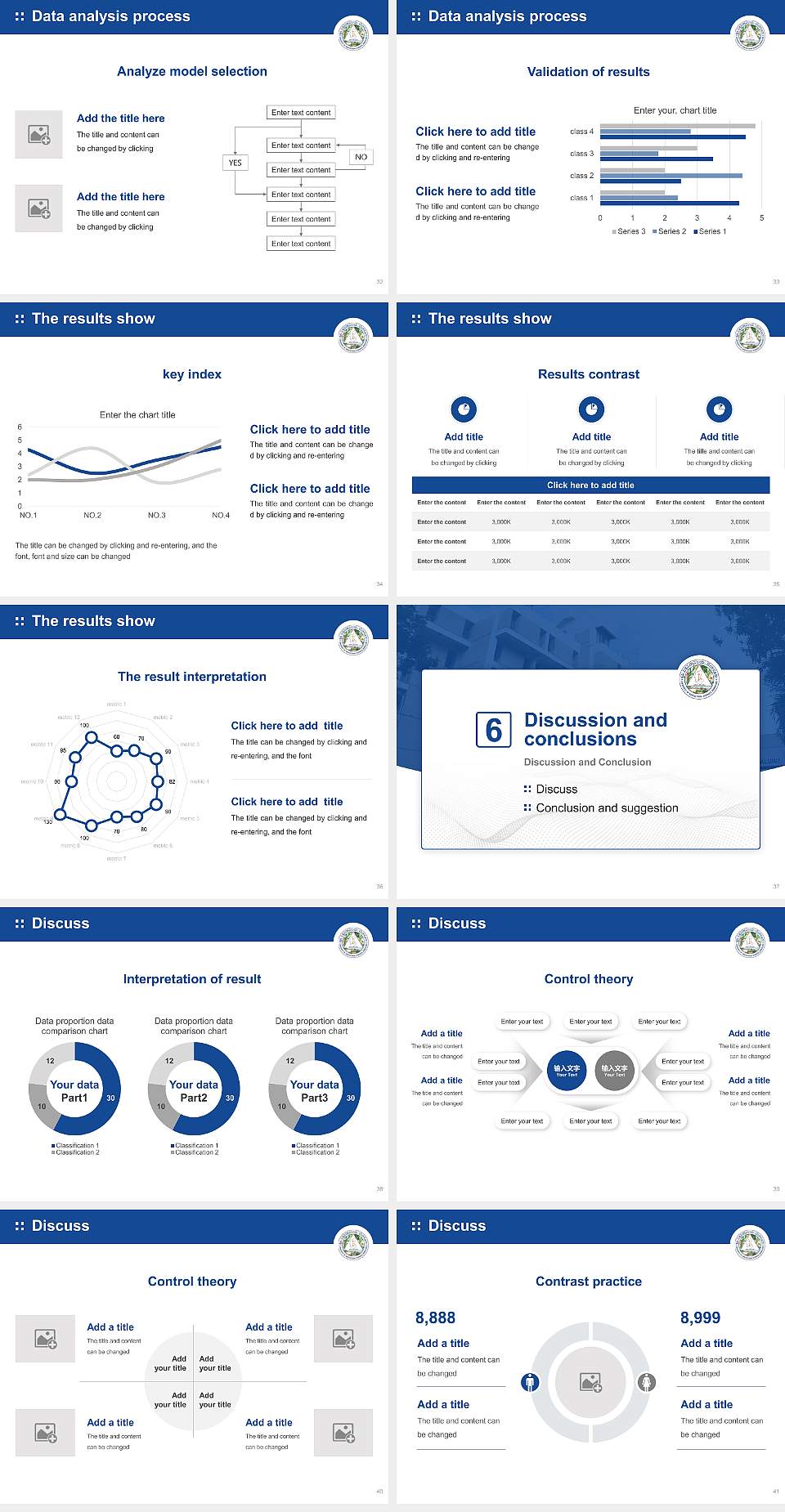 University of Agricultural Sciences (Bangalore) Graduation Thesis Defense PPT Template4:3 ratio PPT effect preview image5
